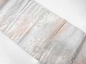 アンティーク　ヱ霞に華文・古典柄模様織り出し袋帯(着用可)